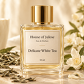 Delicate White Tea bottle with reference label design